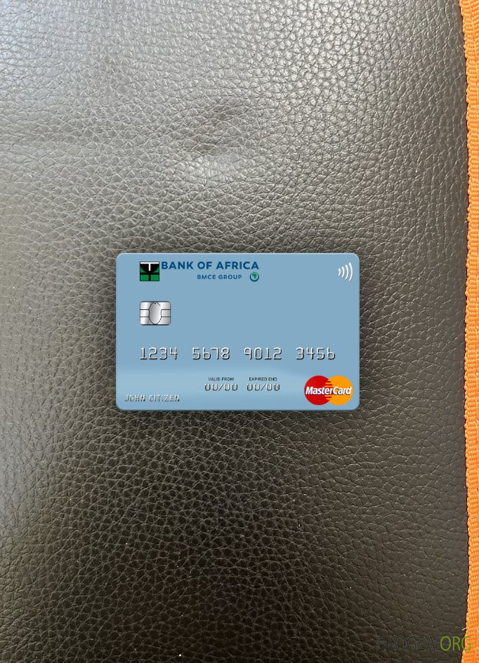 Madagascar Bank of Africa mastercard photolook recto
